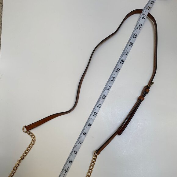 BNWOT Michael Kors Leather Trim Crossbody Wallet - Picture 4 of 4